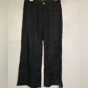 Maeve Anthropologie Black wide leg pants size 29